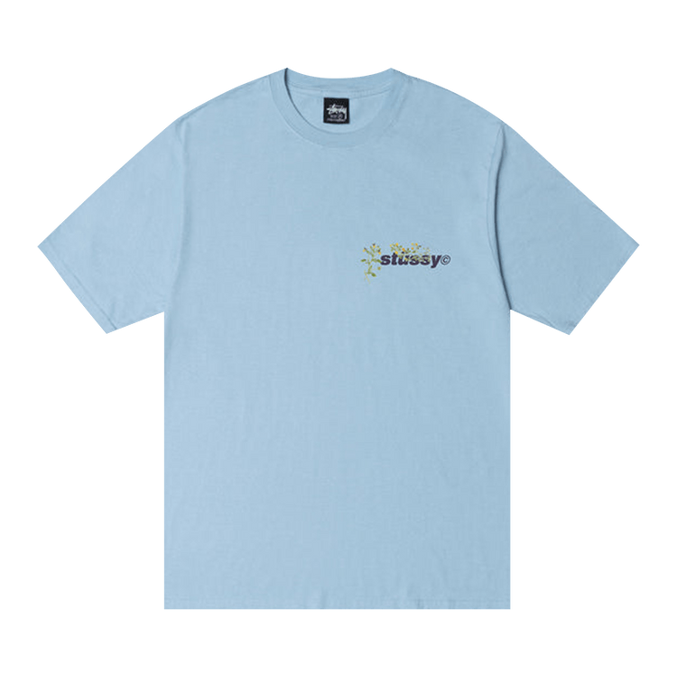 Buy Stussy Bokay Pigment Dyed Tee 'Sky Blue' - 1904881 SKY