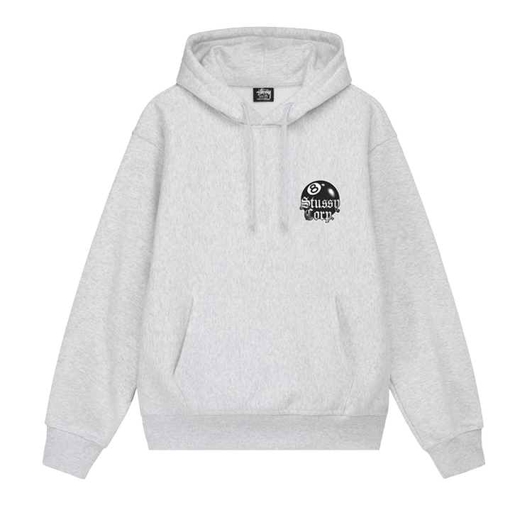 Buy Stussy 8 Ball Corp. Hoodie 'Ash Heather' - 1924868 ASH