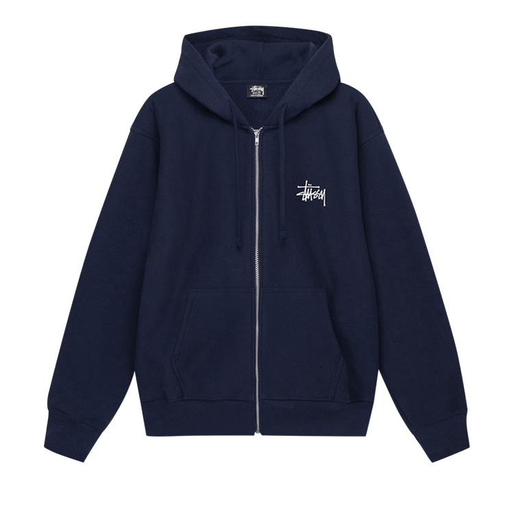 1975000 ★Stussy Basic Stussy Zip Hoodie ★ Basic Stüssy Zip Hoodie – Ash Heather | Tee & Sweats | Stüssy