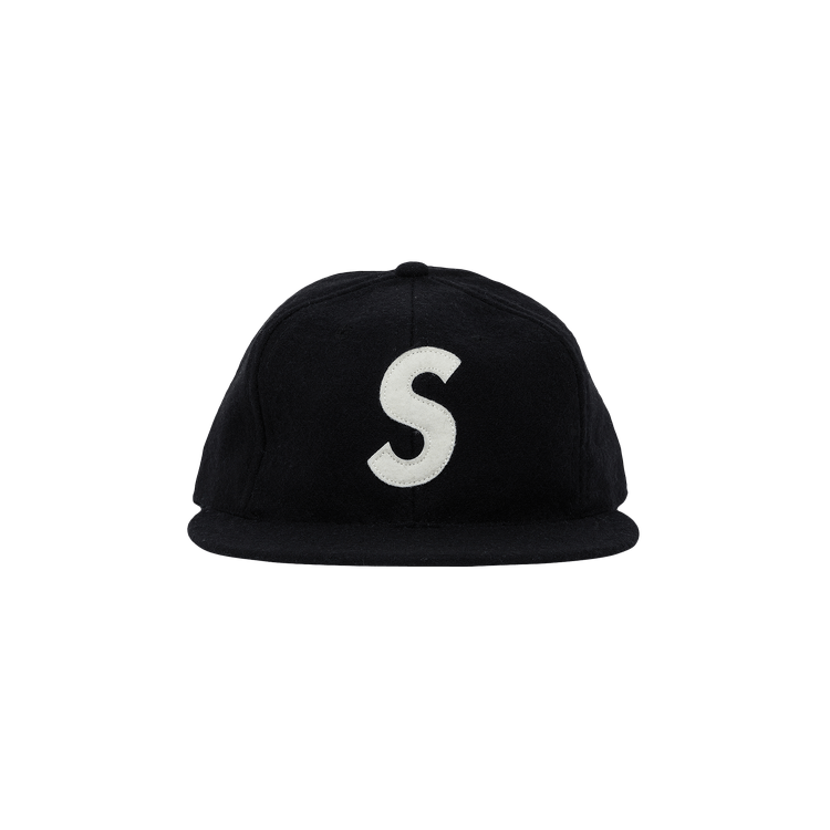 Supreme x Ebbets S Logo Fitted 6-Panel 'Black' | GOAT