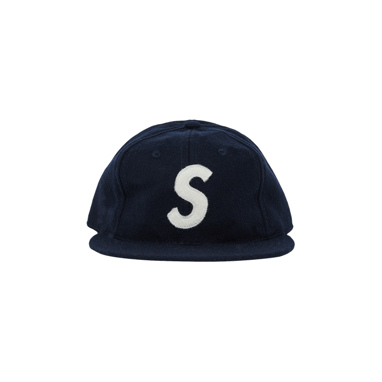Buy Supreme x Ebbets S Logo Fitted 6-Panel 'Navy' - SS23H27