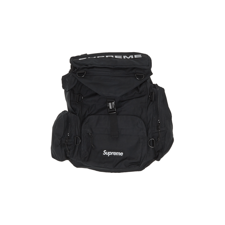 Supreme Canvas Backpack 'Black' | GOAT
