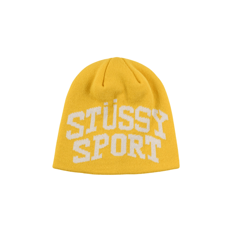 帽子 25aw STUSSY SKULLCAP LEOPARD yellow 1143058_00.png.png