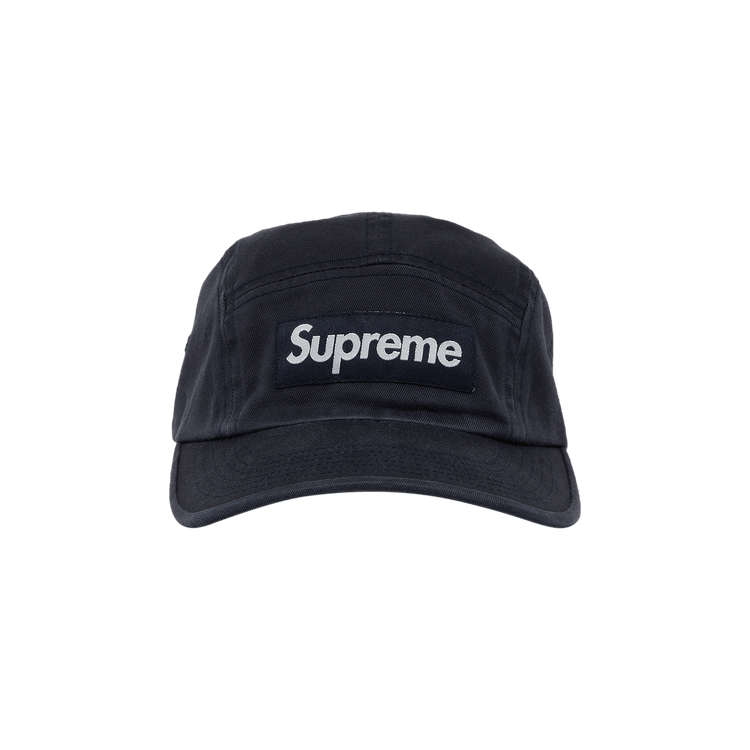 Buy Supreme Washed Chino Twill Camp Cap 'Navy' - SS23H82