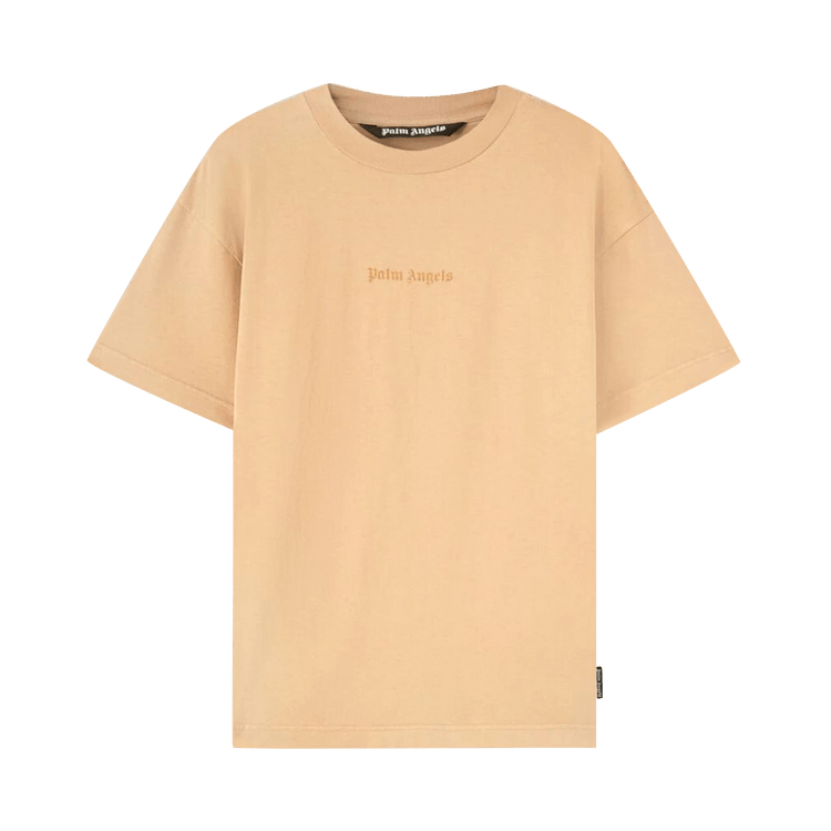Tシャツ・カットソー PALM ANGELS Men T-shirt Beige PMAA002S25JER004 6161 PALMS OVER TEE in BEIGE - BEIGE for Men | Palm Angels®