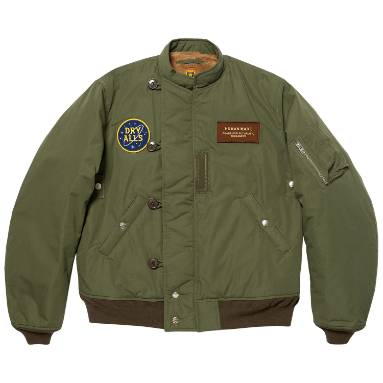 Buy Human Made Flight Jacket 'Olive Drab' - HM25JK003 OLIV | GOAT SA