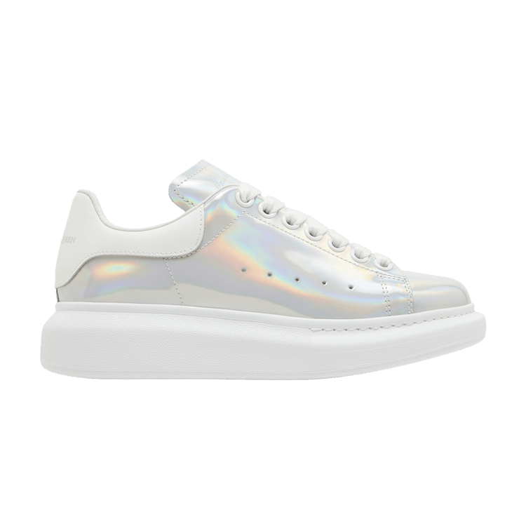 alexander mcqueen iridescent transparent oversized sneakers