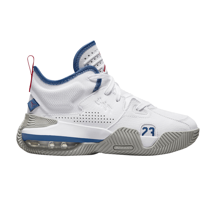 Jordan Stay Loyal 2 White University Red Light Smoke Grey True Blue (GS)