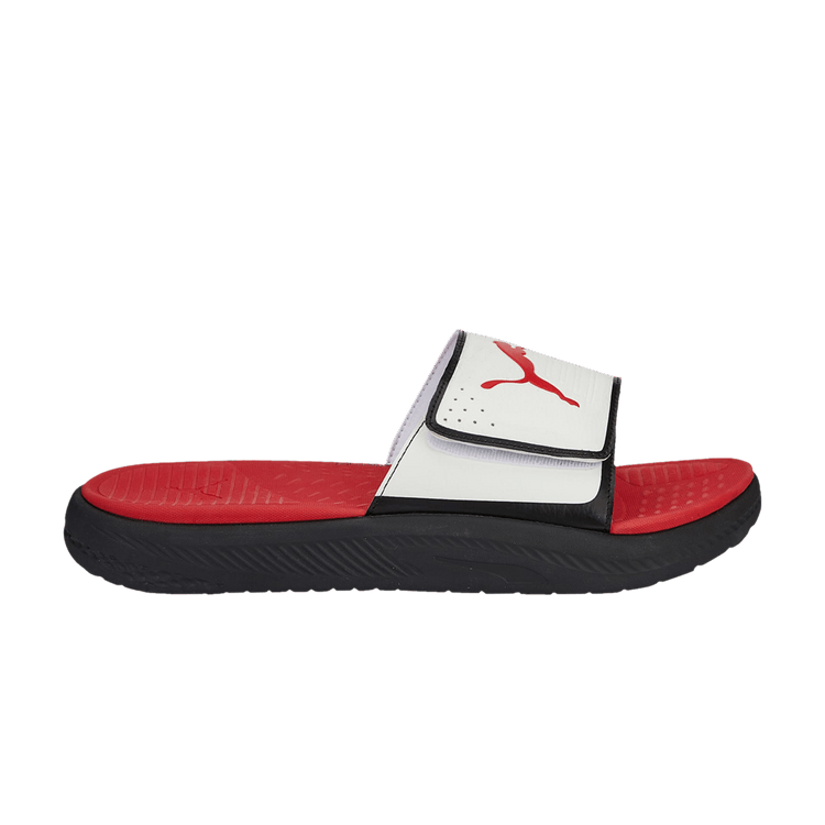 PUMA Softride Slide 'White Black Red'