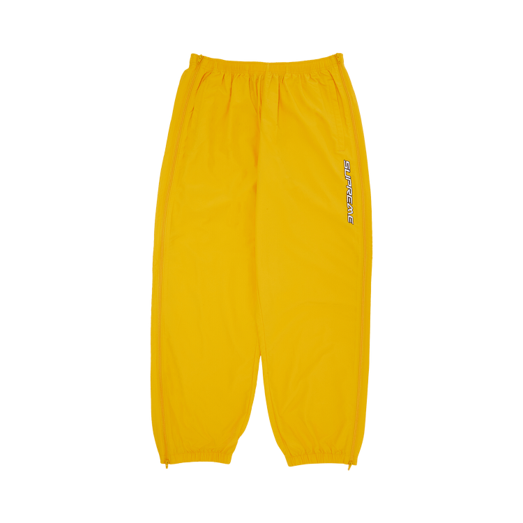 Supreme Full Zip Baggy Warm Up Pant 'Yellow'
