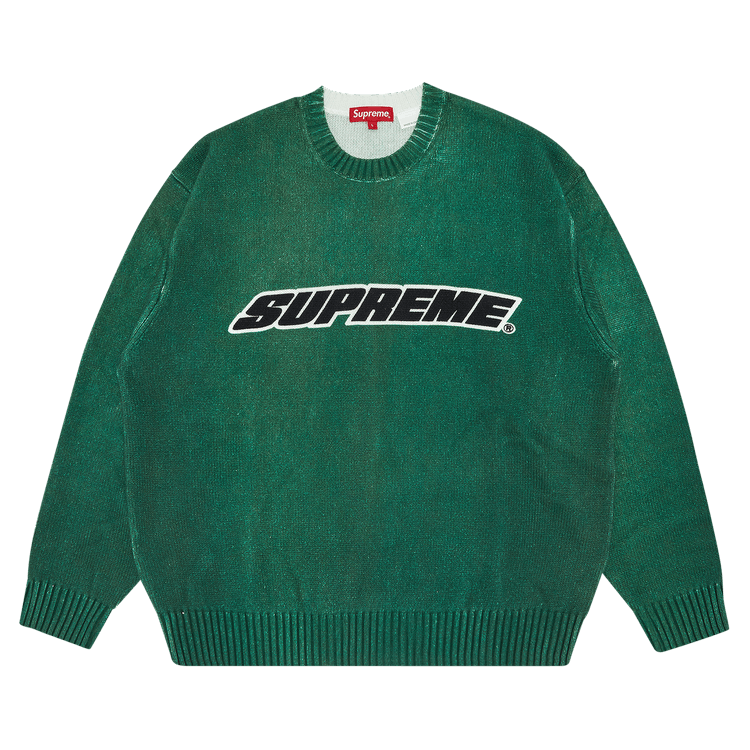Supreme Printed Washed Sweater 
