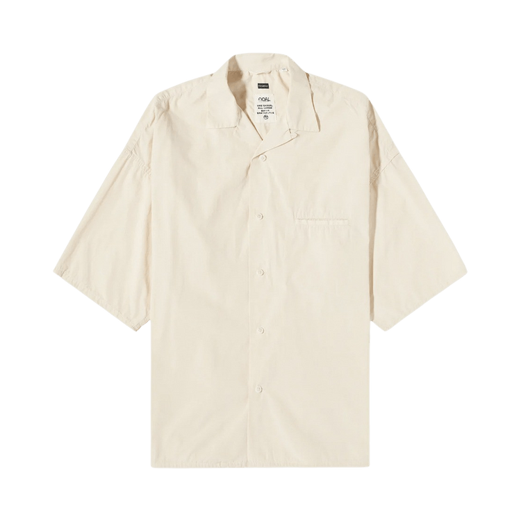 Buy nanamica Open Collar Wind H/S Shirt 'Ecru' - SUGS237 ECRU | GOAT