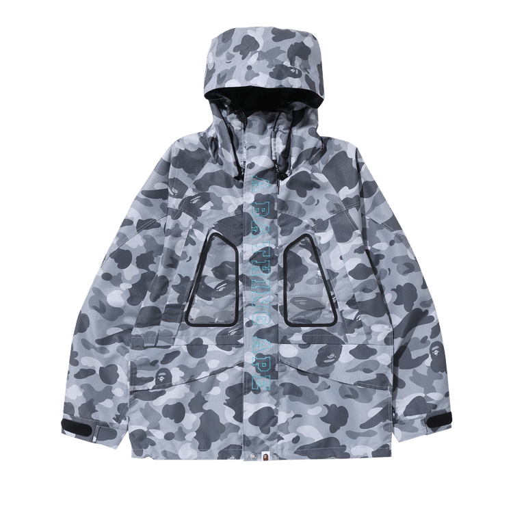 Buy BAPE Honeycomb Camo Snowboard Jacket 'Grey' - 1J30 140 007 GREY | GOAT