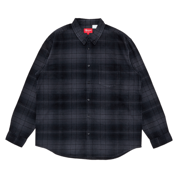 Buy Supreme Shadow Plaid Flannel Shirt 'Black' - SS23S13 BLACK