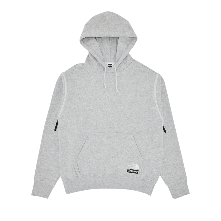 Buy Supreme x The North Face Convertible Hooded Sweatshirt Heather Grey SS23SW1 HEATHER GREY GOAT