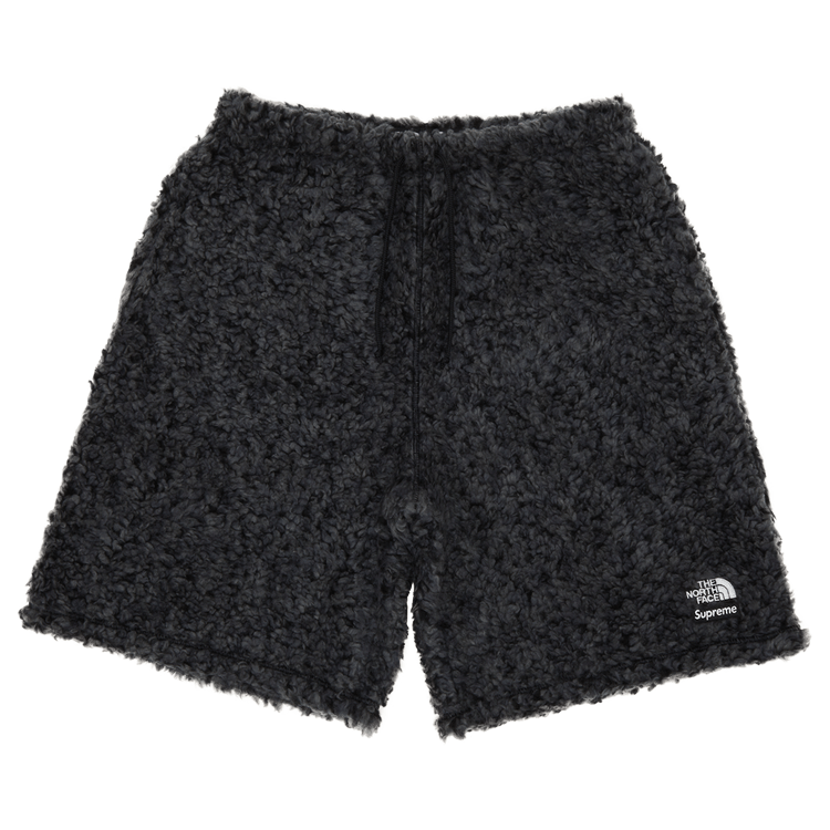 Короткая флисовая куртка Supreme x The North Face с высоким ворсом 