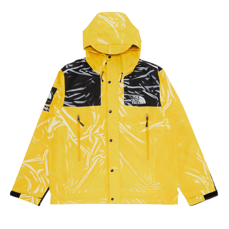 The North Face Printed Taped Seam Shell Jacket 'Yellow' | GOAT