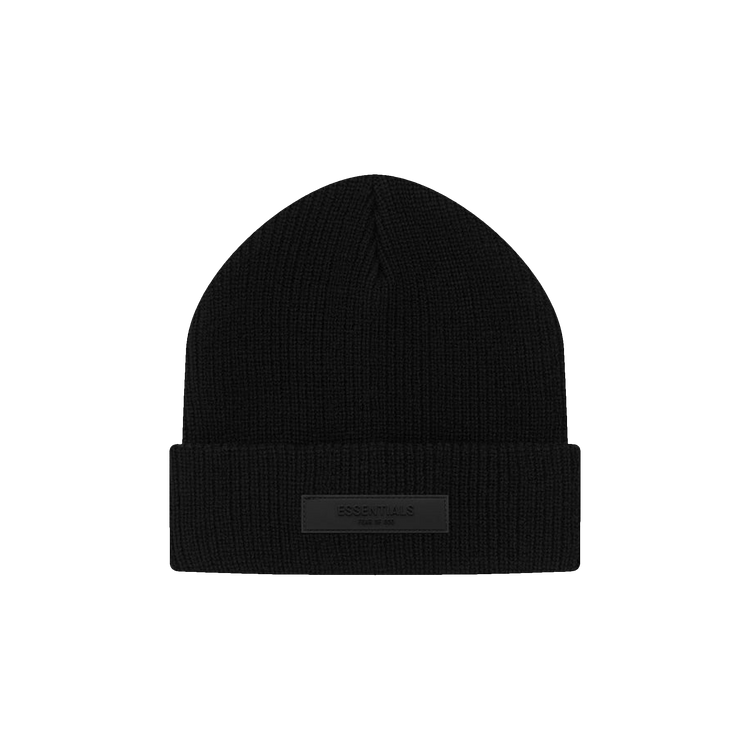 Buy Fear of God Essentials Beanie 'Black' - 642BT224017F | GOAT