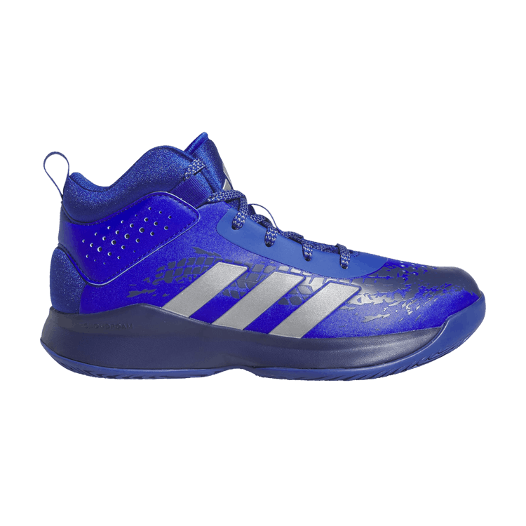 adidas Cross 'Em Up 5 Wide J 'Royal Blue Silver Metallic'