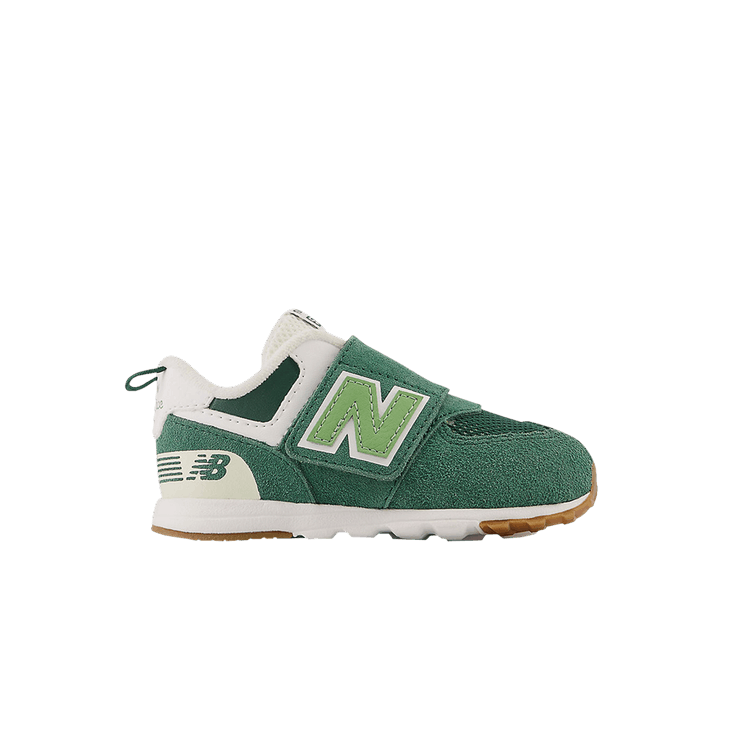 574 New-B Hook & Loop Toddler 'NB Athletics - Nightwatch Green'