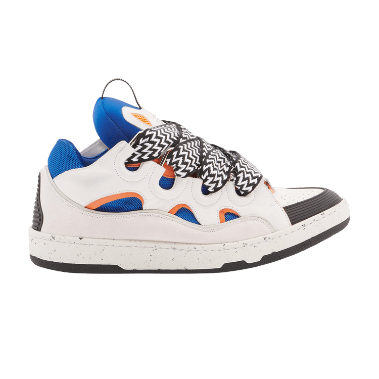 Buy Lanvin Curb Sneaker 'White Blue Orange' - FM SKRK11 DOTS 