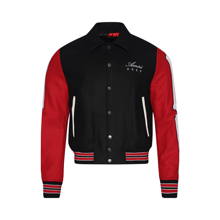 大人気★【AMIRI】ジャケット Buy Amiri Vintage Patch Varsity Bomber Jacket 'Red