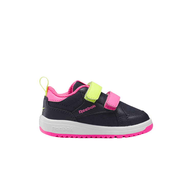 Weebok Clasp Low Infant 'Vector Navy Atomic Pink'