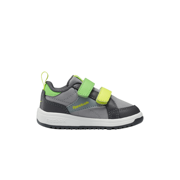 Weebok Clasp Low Infant 'Grey Solar Acid Yellow'