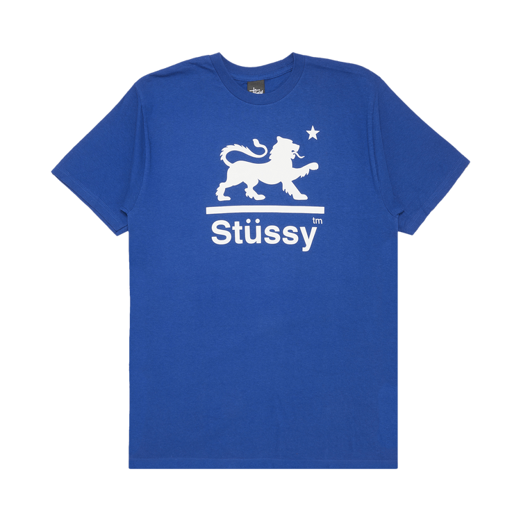 Buy Stussy Lion Republic Tee 'Blue' - 0535 100000103LRT BLUE