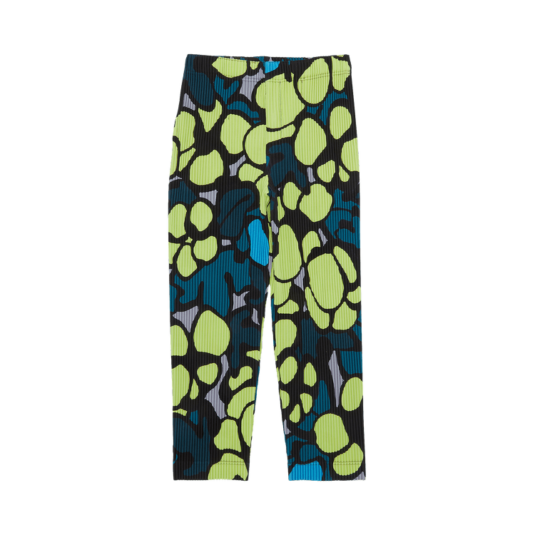 Buy Homme Plissé Issey Miyake Cotton Bolls Pleats Trousers 'Yellow