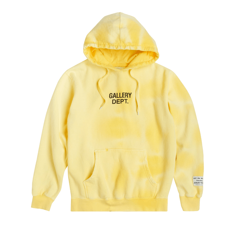 Buy Gallery Dept. Sunfaded Centered Logo Hoodie 'Yellow