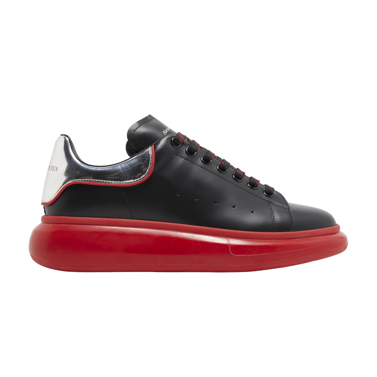 Buy Alexander McQueen Oversized Sneaker 'Black Silver Lust Red' - 705068  WIBNZ 1091