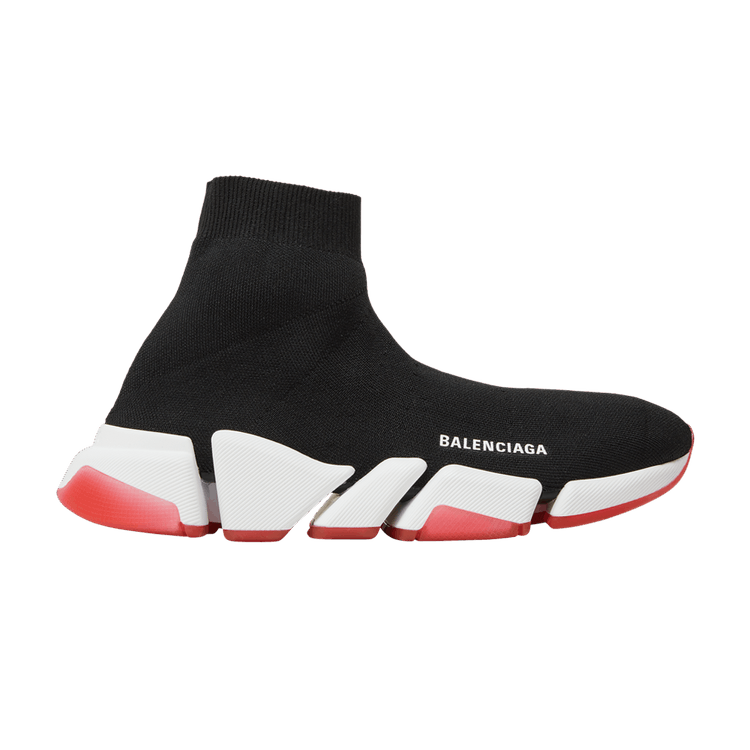 Buy Balenciaga Speed 2.0 Sneaker 'Black Red' - 654020 W2DI2 