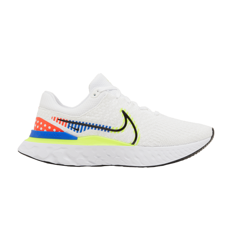 Buy React Infinity Run Flyknit 3 Premium #39 White Racer Blue Volt