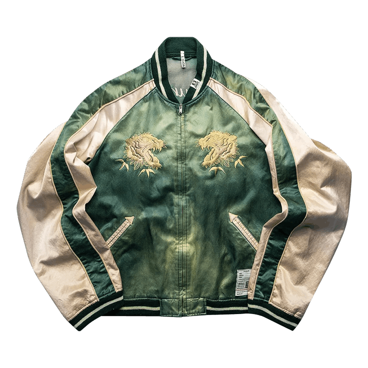 Buy Maison Mihara Yasuhiro Sukajan Souvenir Jacket 'Green 