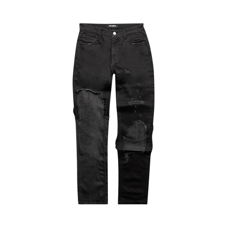 Buy Raf Simons Destroyed Double Denim 'Black' - 231 M 311 10032