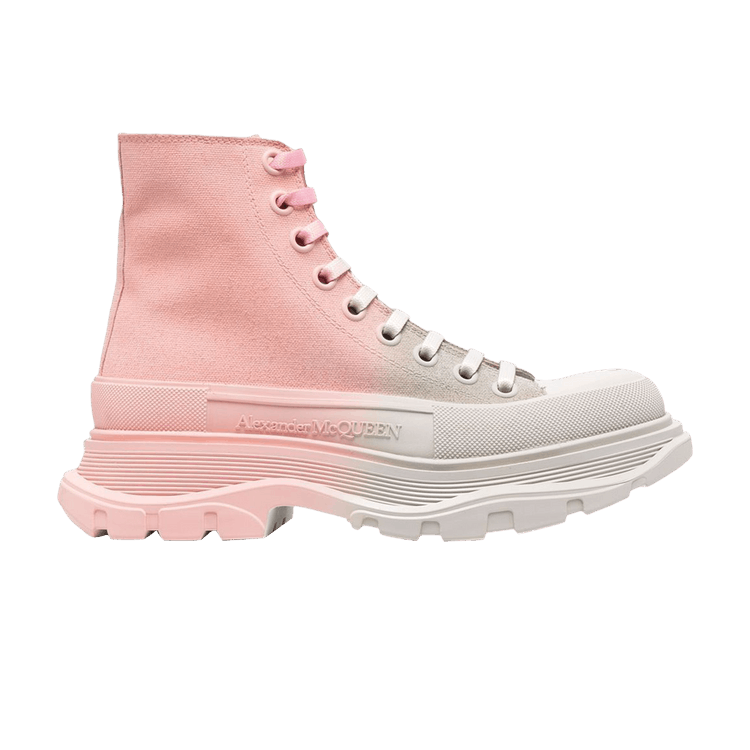 【送料&関税込】Alexander McQueen Fuchsia Canvas Tread Slick Alexander McQueen Fuchsia Canvas Tread Slick Sneakers