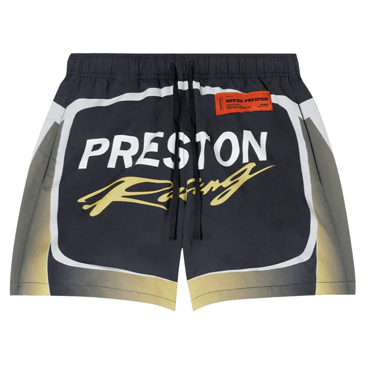 Buy Heron Preston Preston Racing Dry Fit Short 'Black/Yellow