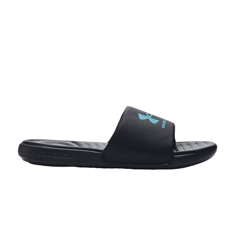 (GS) Under Armour Ansa Fixed Slide 'Black Blue Surf'