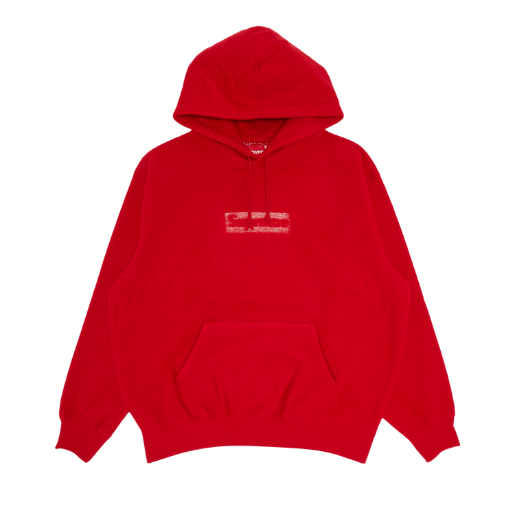 Supreme Inside Out Box Logo Hooded Sweatshirt 'Red'