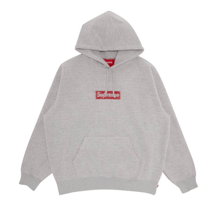 Supreme Inside Out Box Logo Hooded Sweatshirt 'Heather Grey'
