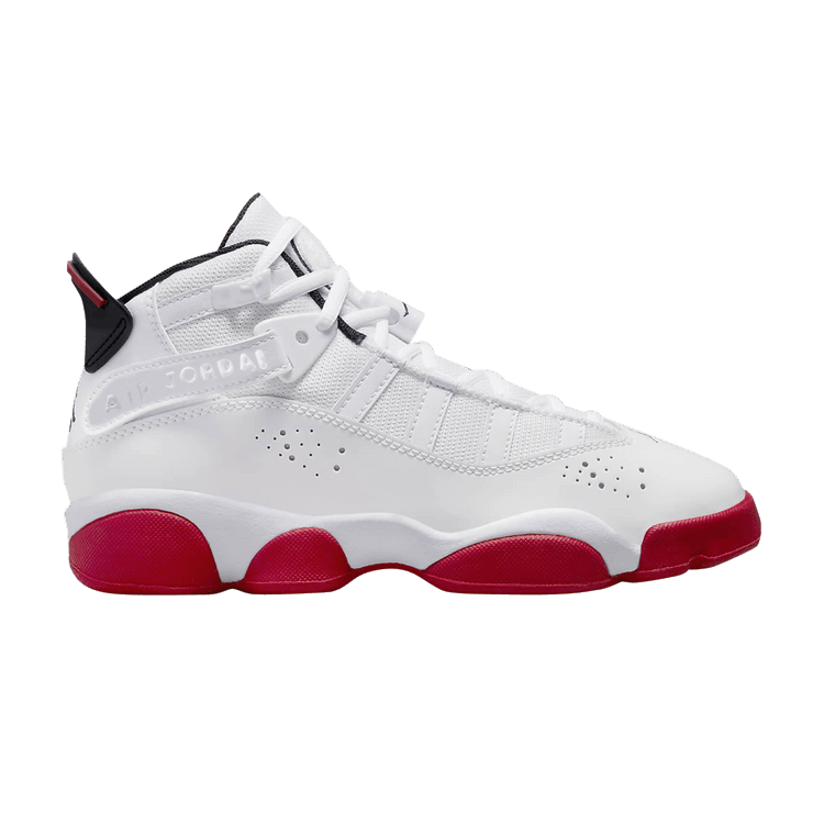Buy Jordan 6 Rings GS White University Red 323419 160 GOAT DE