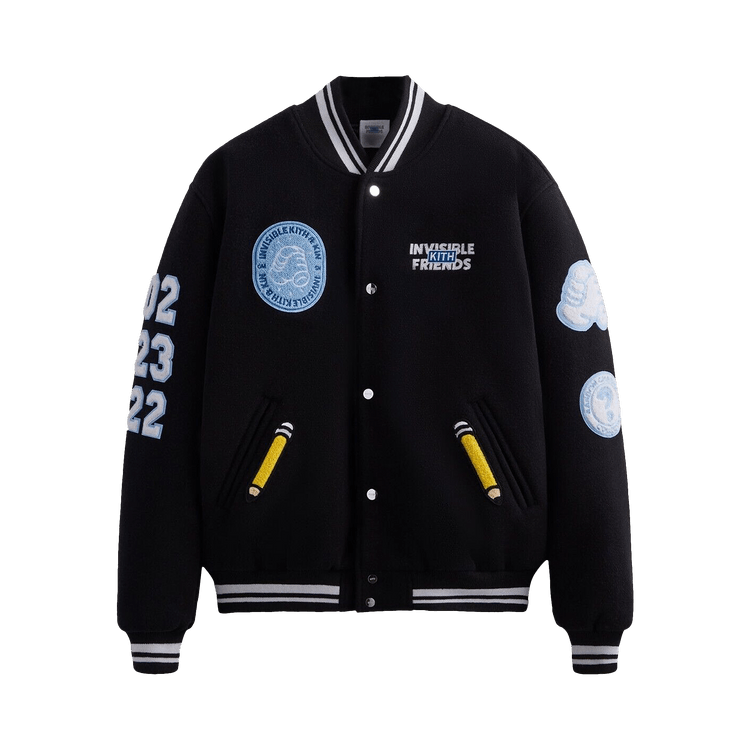 Buy Kith x Invisible Friends Manteco Wool Varsity Jacket