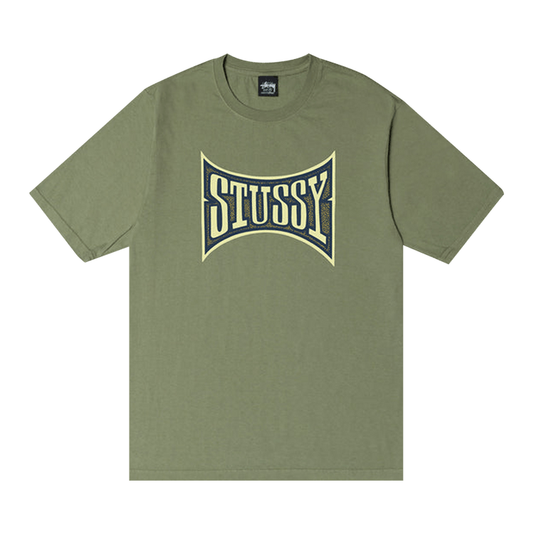 Buy Stussy Champion Pigment Dyed Tee 'Artichoke' - 1904882