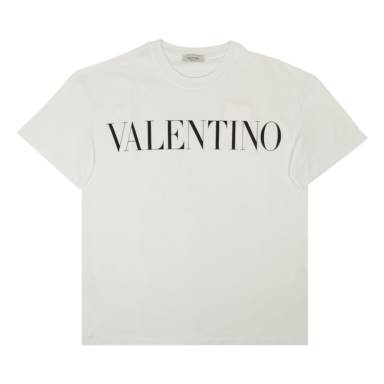 Buy Valentino T-Shirt With Print 'White' - WV0MG10W7SS A01 | GOAT
