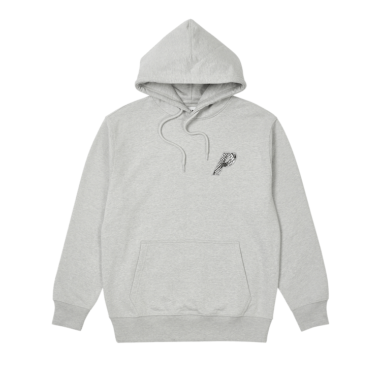 パーカー・フーディ Palace Wizard Sleeves Hood Grey Marl - 25SS Buy Palace P-3 Snake Appliqué Hood 'Grey Marl' - P22CS175 | GOAT