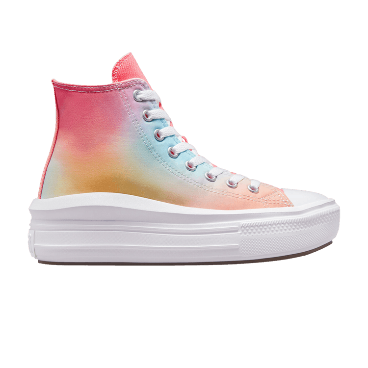 Chuck Taylor All Star Move Platform High GS 'Rainbow Ombre'