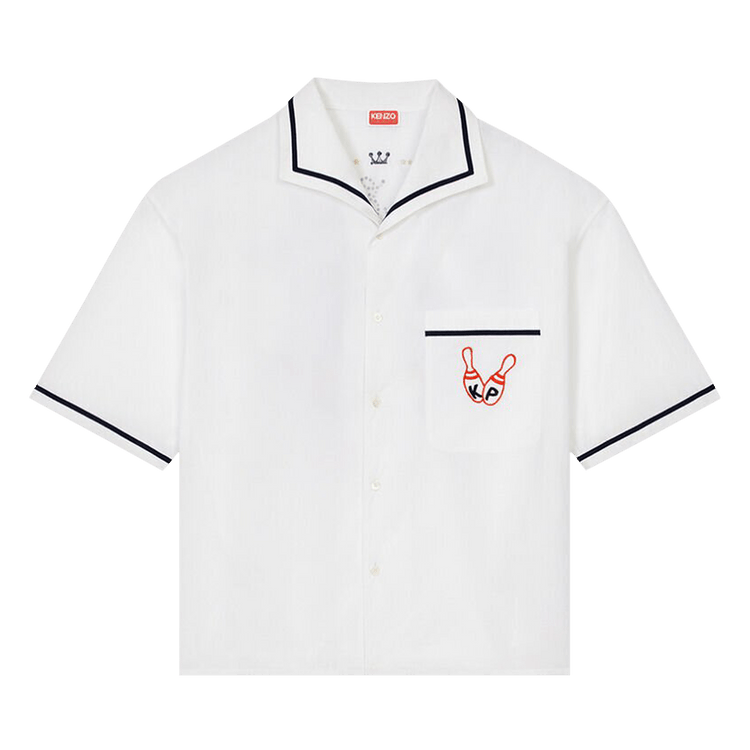 Buy Kenzo Bowling Elephant Hawaian Shirt 'Off White