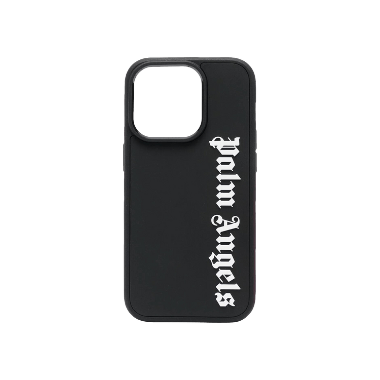 Buy Palm Angels Logo Print iPhone 14 Pro Case 'Black/White