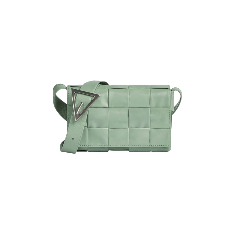 Buy Bottega Veneta Paper Calf Mini Cassette Bag 'New Sauge